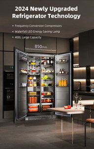 Réfrigérateur portable électrique sans givre de 400 L côte à côte, <span class=keywords><strong>prix</strong></span> d'usine, haute qualité, grande capacité - Product Image 3