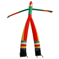 Danseur d'air gonflable à deux jambes homme agitant la publicité danseur d'air gonflable danseur de ciel avec souffleur