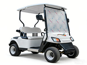 Voiturette de golf électrique semi-automatique commerciale 2 places, économique, véhicule utilitaire (UEV), batterie au lithium 72V en option, accessoires de golf - Product Image 2