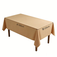 Nappes jetables en papier kraft écologiques de luxe 137*137cm 120*180cm pour la décoration de la maison