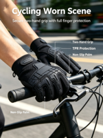 Gants de travail polyvalents HAIYI unisexes, résistants aux chocs, protection UV, antidérapants, avec sangle de poignet réglable, renforcés