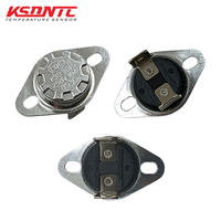Thermostat de contrôle de température à fermeture normale certifié CQC, bimétallique, pour salle de chaudière, KSD301, 85C, 95C, 120C, 130C, 150C, 10A