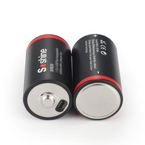 Batteries rechargeables à cellule D, USB 1.5V 6000mWh Li-ion, avec câble 2 points (lot de 1) - Product Image 5