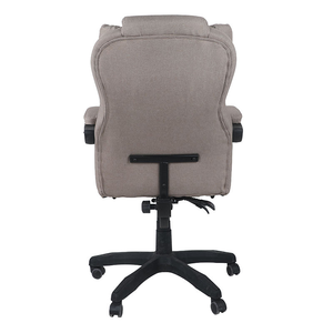 Hochlehniger Stoff-Bürostuhl mit Ausziehbarer Fußstütze, Neigbarer Drehbarer Chefsessel Höhenverstellbarer Computerstuhl - Product Image 2
