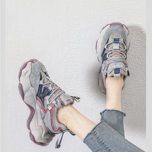 Chaussures de style marche, nouvelle semelle épaisse, plateforme, chaussures de course décontractées, baskets chunky pour femmes 2024 - Product Image 6