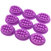 Moule en silicone pour savon de massage, moule à bougie, moule à résine, moule en silicone pour savon, moule en silicone pour la fabrication de savon et de cire