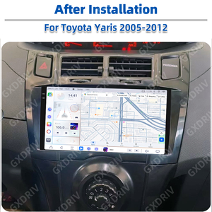 <span class=keywords><strong>9</strong></span>.5 "<span class=keywords><strong>Android</strong></span> đài phát thanh xe autoradio Carplay Navigation GPS DSP 4 gam 360 máy ảnh xe Stereo cho TOYOTA YARIS 2005-2012 - Product Image 2