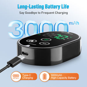 Masajeador de Pies Fitease con Calor y Vibración Recién Mejorado - Masaje de Tobillo/Pantorrilla con Doble Motor, 3 Niveles de Velocidad y Batería de 3000 mAh - Product Image 5