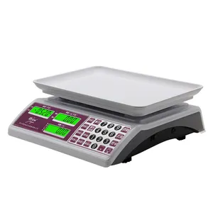 Commercial digital electronic pricing counting scale for meat fruit vegetable
