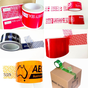 Biểu tượng tùy chỉnh tự dính đóng gói băng làm xáo trộn rõ ràng carton niêm phong Băng mở VOID - Product Image 6