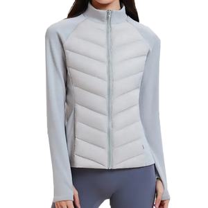 เสื้อโค้ทไหมพรมสำหรับผู้หญิง ระบายอากาศได้ดี สีดำ คอตั้ง ปิดด้วยซิป ให้ความอบอุ่น สวมใส่สบาย - Product Image 5