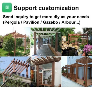 Pérgola <span class=keywords><strong>de</strong></span> <span class=keywords><strong>madera</strong></span> moderna para exteriores, pérgola <span class=keywords><strong>de</strong></span> techo con persiana, barata - Product Image 2