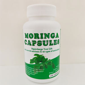 Régime amincissant de haute qualité avec label OEM privé Nutrition santé Complément alimentaire Extrait de plantes Feuilles de Moringa Capsules de Moringa - Product Image 3