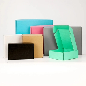 Cajas <span class=keywords><strong>de</strong></span> Cartón Corrugado Personalizadas y Reciclables para Regalos y Manualidades, con Laminado Mate e Impresión a Cuatro Colores, para Piezas Pequeñas - Product Image 1
