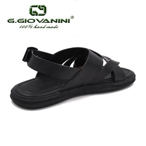 Hot Selling Summer Beach <strong>Sandals</strong> High Quality Pure Genuine <strong>Men's</strong> <strong>Rubber</strong> Leather <strong>Sandals</strong> for <strong>Men</strong> - Product Image 5