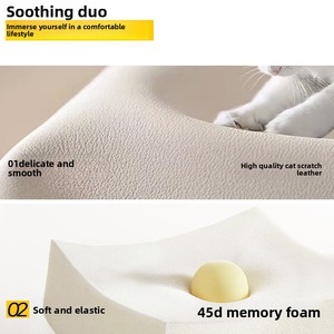 Sofá Caterpillar para Personas que Aman Descansar, Ideal para Dormir en una Sola Plaza, Popular en Internet, para Sala de Estar, Balcón, Tatami Informal, Tapizado en Lino - Product Image 5