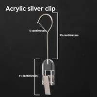 Crochet transparent multifonctionnel antidérapant en acrylique, mini-crochet simple, idéal pour le séchage des vêtements dans le salon – Vente chaude