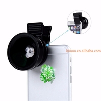 Objectif d'appareil photo mobile avec clip 0,45X grand angle + 12,5X macro 2 en 1, prix d'usine professionnel, objectif d'appareil photo pour téléphone portable
