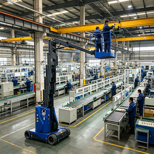 Nuova Piattaforma Elevatrice Idraulica Mobile Elettrica da 4m 6m 8m 10m per Costruzioni - Product Image 3