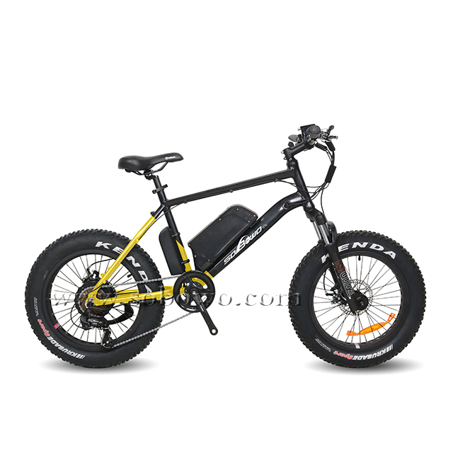 Small Ebikes Children Electric Bicycle Teenagers 48v 500w Fat Tire E Bikes with 7 Speed