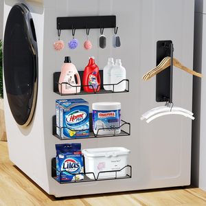 Étagère de rangement latérale pour réfrigérateur Huipinyuan, ensemble de 5 pièces, organisateur magnétique multi-couches pour cuisine, aliments et produits de soin personnel - Product Image 1