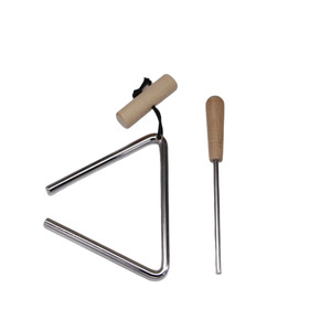 Wholesale 4 Inch Triangle Bell Orff Percussion Triangle for <b>Musical</b> Performance Durable Children's <b>Instrument</b> Accessory for Kids - Product Image 2
