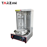 Grill à shawarma commercial en gros, four rotatif en acier inoxydable, machine à shawarma, équipement de restauration turque pour doner