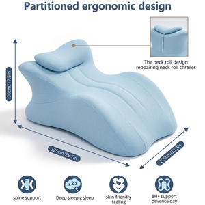 <span class=keywords><strong>Coussin</strong></span> de positionnement corporel multifonctionnel Rina pour le soutien du <span class=keywords><strong>dos</strong></span>, en mousse à mémoire de forme haute densité, pour usage intime en couple - Product Image 2