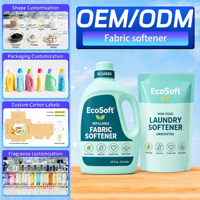 Recharge de conditionneur textile liquide OEM ODM en sachet, emballage personnalisé pour tous types de tissus