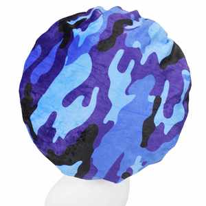 Bonnet en velours satiné double face réversible avec logo personnalisé pour femme, tailles adultes, turban de mode, vente en gros - Product Image 4
