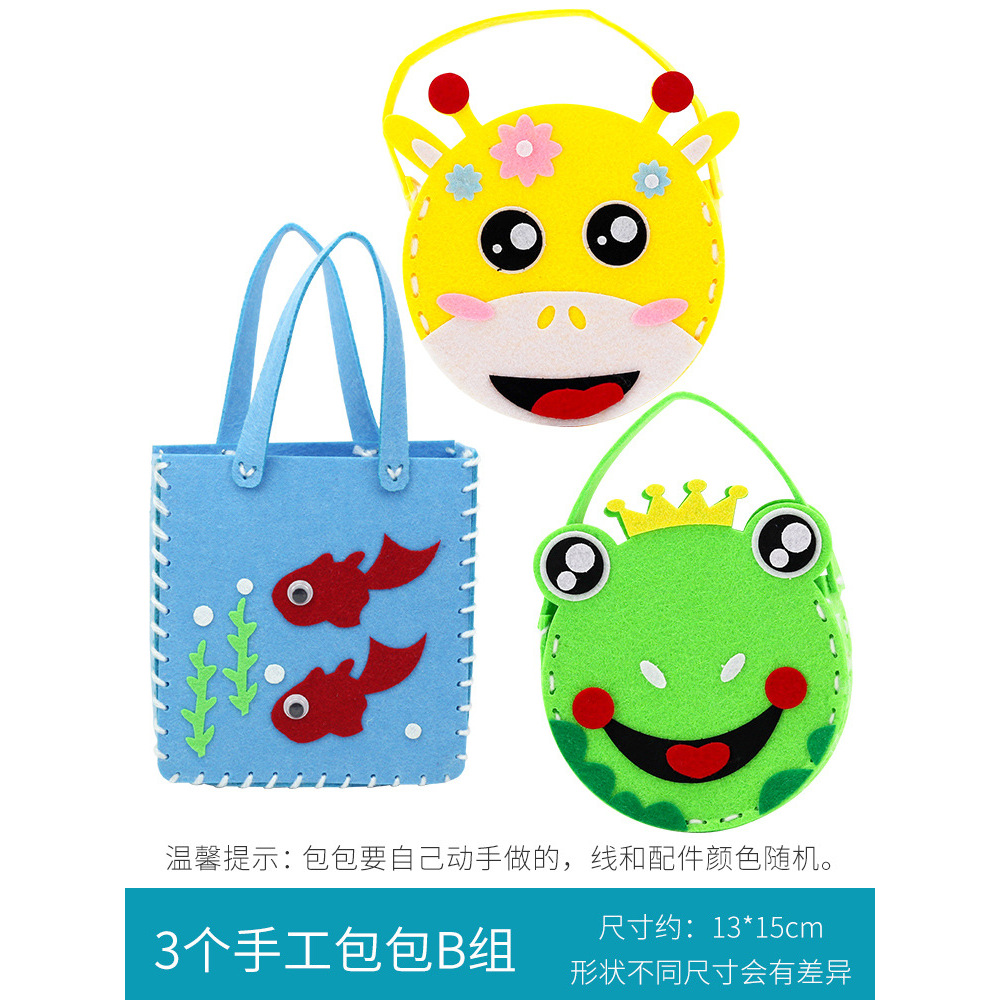Trois sacs faits main, style B