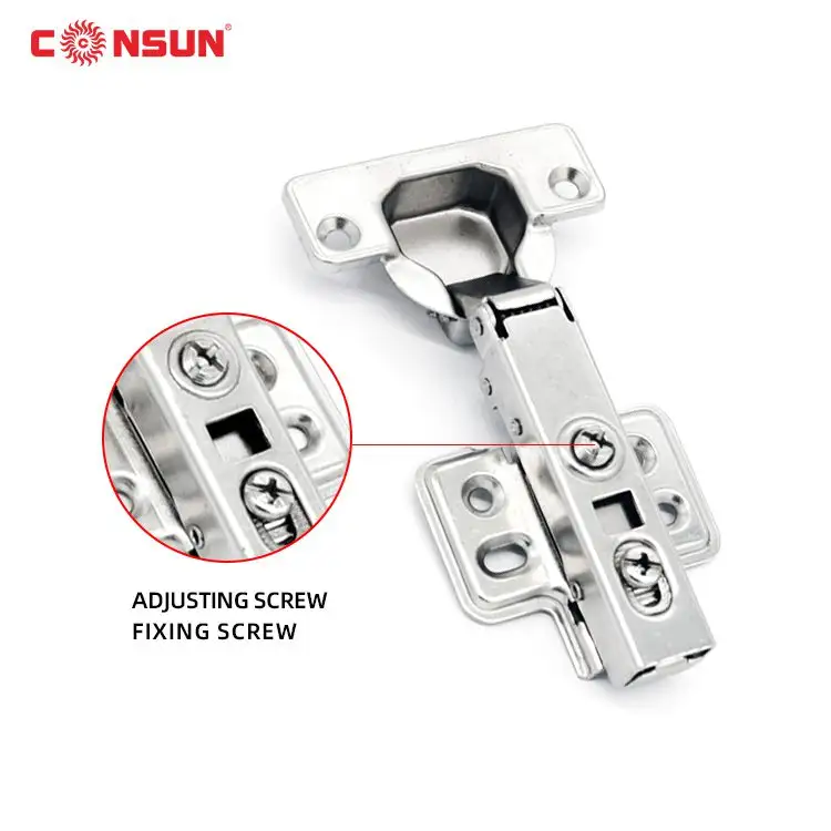 CONSUN furniture fittings clip on soft close hydraulic furniture concealed cabinet door hinges