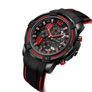 Megir 2097 Men's Sports Quartz Watch Chronograph Wrist Watch for Man Relogio Masculino <b>Clock</b> - Product Image 2