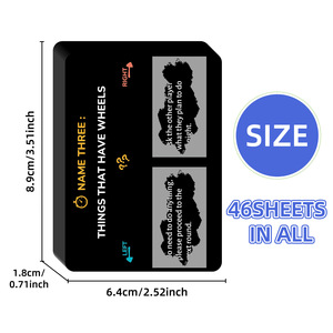 Juego de Mesa Truth Dare de 46 Cartas con Esquinas Redondeadas Personalizadas, Interactivo, con Tarjetas Rasca y Gana, de Origen Internacional - Product Image 5