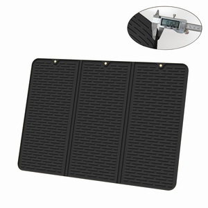 Tapis de séchage pliable en silicone 27"X19.5" extra-large pour comptoir de cuisine, égouttoir et protecteur multi-usages - Product Image 2