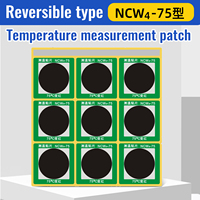 Étiquette thermochromique Autocollants adhésifs réversibles sensibles à la chaleur et imperméables & Papier thermique pour l'indication de la température du transport des marchandises