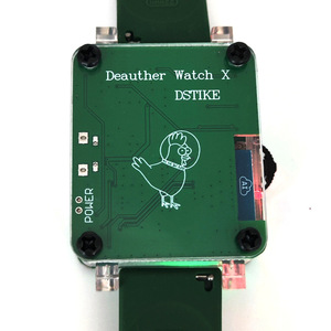 Montre DSTIKE Deauther X - VERT - ROUGE - Bracelet en caoutchouc DSTIKE Deauther Watch X pour montre X, montre de sport Blancpain X DSTIKE DSTIKE Deau - Product Image 3