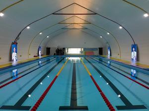 Tende a Cupola Gonfiabili Sportive in PVC/PVDF per Esterni, Strutture Gonfiabili a Membrana d'Aria in PVDF, Igloo Gonfiabile, Piscine a Bolla per Calcio - Product Image 4