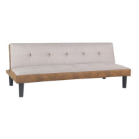 Sofá Convertible de tela, moderno y elegante, cama plegable