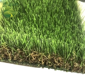 Trung quốc giá thấp cảnh quan Turf màu xanh lá cây cỏ nhân tạo vườn Thảm tổng hợp Turf - Product Image 2