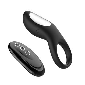 BESTMOON OEM регулируемые металлические вибрирующие точки G большого размера для мальчиков гей силиконовые Вибрирующие Кольца для пениса для маленького мужского пениса - Product Image 3