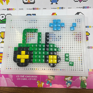 Premium 1400+ Pieces Creative Pegboard Mosaic <b>Puzzle</b> Pixel Building Blocks Educational Toy for Preschool Kids HALO OEM ODM - Product Image 1