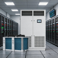 Climatiseur industriel de précision 40 kW, capacité de refroidissement 380 V 3 phases, avec contrôleur PLC pour grandes usines