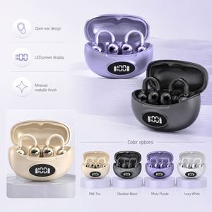 หูฟังบลูทูธ TWS แบบหนีบหู รุ่นใหม่ 5.4 หน้าจอดิจิตอล คุณภาพเสียงสูง ระยะไกล รุ่นส่วนตัว หูฟังไร้สาย - Product Image 1