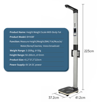 Báscula Digital Personalizada para Medir el IMC con Pantalla LCD, Material de Aluminio, Precisión de 50g, para Uso en Farmacias y Salones de Belleza