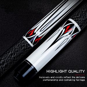 عصا بلياردو احترافية مخصصة بطول 58 بوصة من خشب القيقب مع مقبض ملفوف بالكتان الأيرلندي ورأس 12.5 ملم للمنزل والنوادي والحانات - Product Image 6