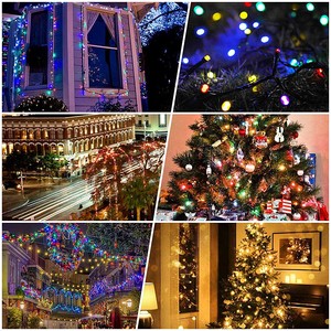 100 cadena de luces LED iluminación de vacaciones para árbol de Navidad Fiesta fiesta decoración de la boda - Product Image 6