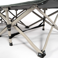 HITREE Portable tente pliante légère lit de couchage en plein air lits de Camping avec coussin épais confortable
