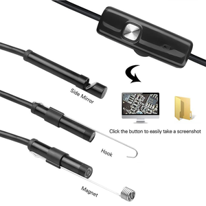 Endoscopio Industrial Móvil HD 2MP IP67 Impermeable con Luz LED de 7mm para Reparación de Tuberías Industriales y Automóviles, Cámara de Video MP4 con Vista de Campo de 68° - Product Image 1