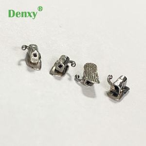 Diş ortodontik Bondable <span class=keywords><strong>Buccal</strong></span> tüp için 1/2 Molar Mesh taban geniş giriş olmayan dönüştürülebilir tek tüp <span class=keywords><strong>Roth</strong></span>/MBT - Product Image 2